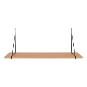 House Nordic Dřevěná police CHIBA jasan 80x29 cm