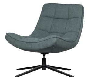 WOOD Otočné křeslo MAUDI modré