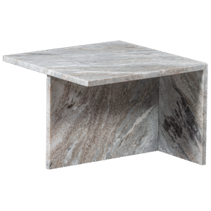 BePureHome Hranatý odkládací stolek XHAIL mramor 50x50 cm