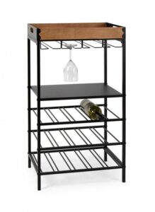 BIZZOTTO Kovový bar ISAAC černý 84