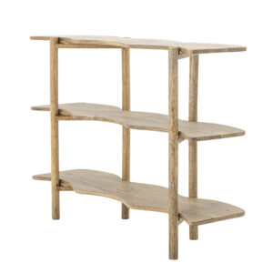 BLOOMINGVILLE Dřevěná knihovna RIVOLI hnědá 110 cm