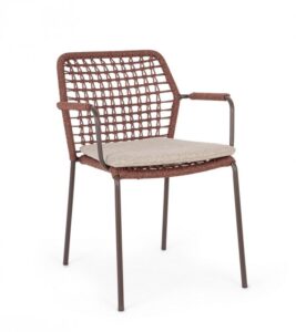 BIZZOTTO Zahradní židle CANAR hnědá