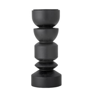 BLOOMINGVILLE Dřevěný svícen BOWEN černý