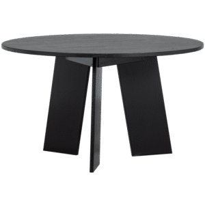 WOOOD Jídelní stůl FRIES černý 129 cm