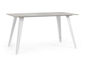 BIZZOTTO Jídelní stůl ARJETA bílý 140x80 cm