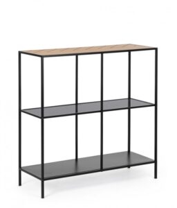 BIZZOTTO Konzolový stolek HALDOR černý