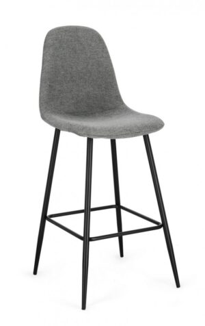 BIZZOTTO Barová židle NEW IRELIA šedá