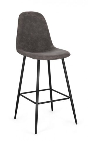 BIZZOTTO Barová židle NEW IRELIA tmavě šedá