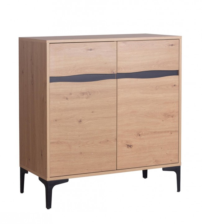 BIZZOTTO Příborník MELYS hnědý 80x87 cm