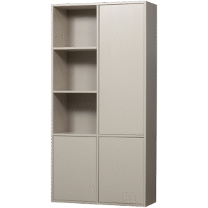 WOOOD Skříň MEGGY béžová levá 215x108 cm