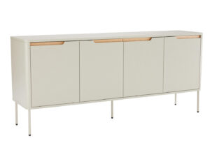 BIZZOTTO Dřevěná komoda NATHAN béžová 170x75 cm