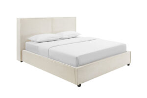 Invicta Čalouněná postel ROCO 180x200 s úložným prostorem béžová