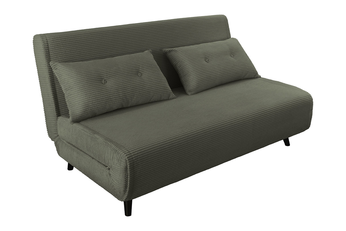 Invicta Dvoumístná rozkládací pohovka SMART zelená 140 cm