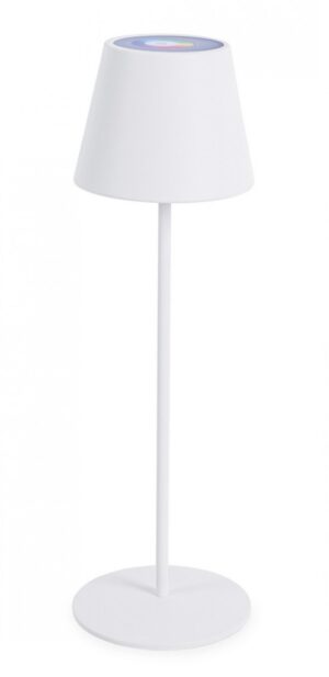 BIZZOTTO Zahradní stojací LED lampa ETNA bílá s možností změny barev 38 cm