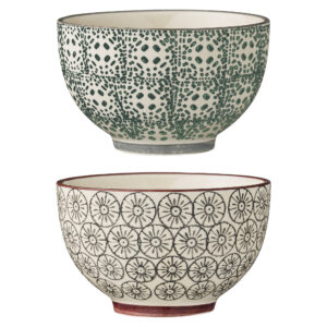 BLOOMINGVILLE Set 2 misek KARINE zelené 250 ml