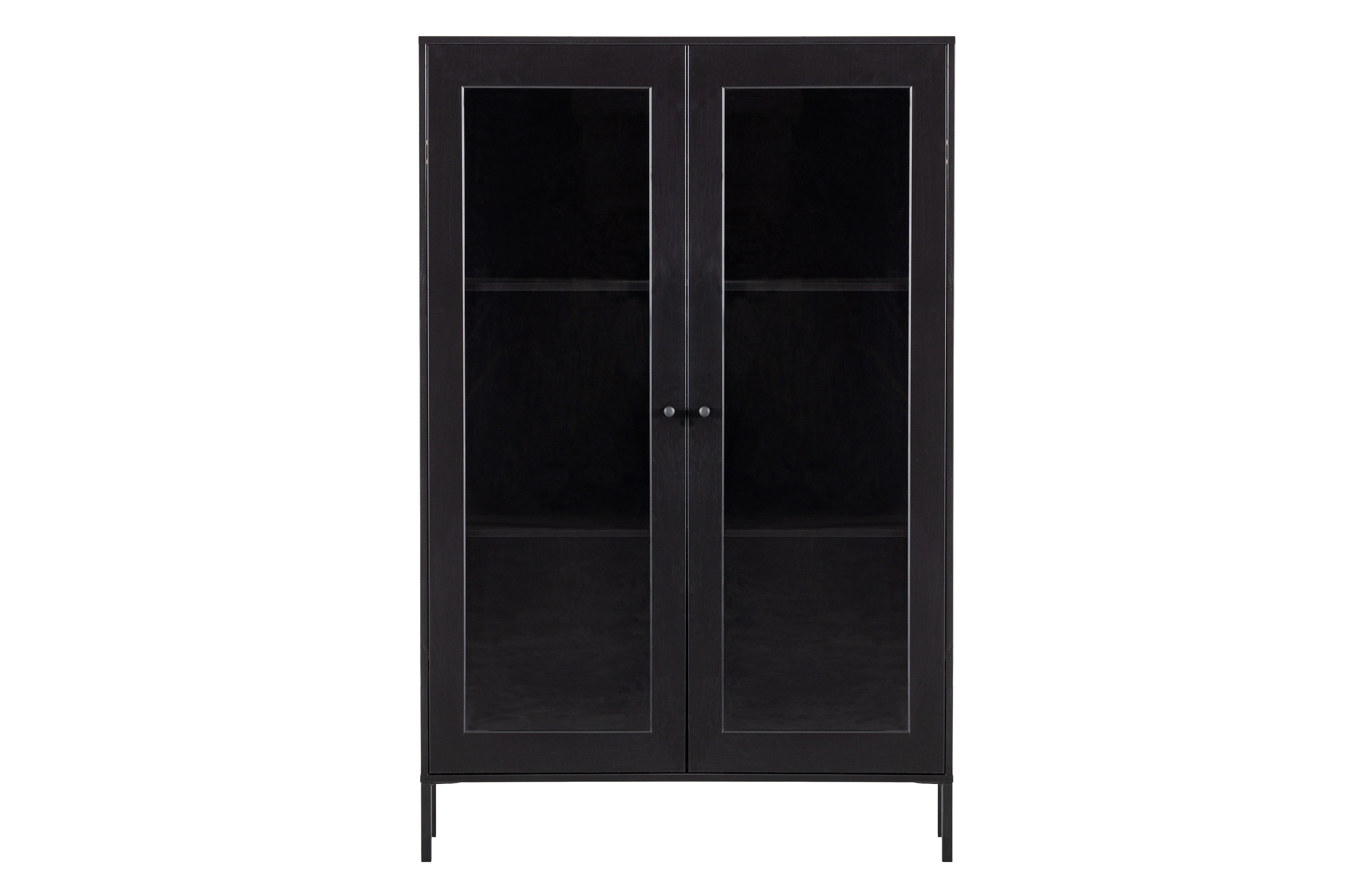 WOOOD dřevěný kabinet XAM černý 155x100 cm