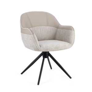 BIZZOTTO Otočné křeslo ISOTTA BEIGE