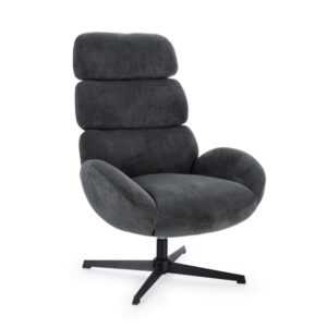 BIZZOTTO Otočné křeslo VIOLANTE BLACK