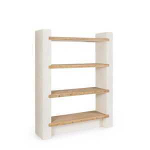 BIZZOTTO Knihovna ALBIN bílá 180x140 cm