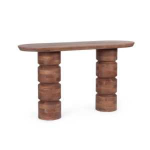 BIZZOTTO Konzolový stolek CORTEZ hnědý 130x45 cm