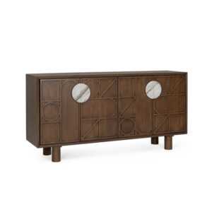 Homemotion Komoda HEMMING tmavě hnědá