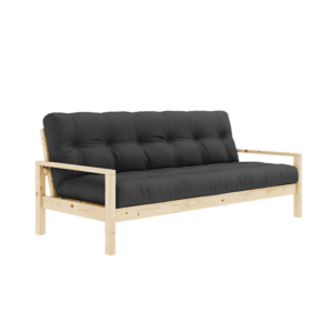KARUP DESIGN Třímístná rozkládací pohovka KNOB tmavě šedá 205 cm