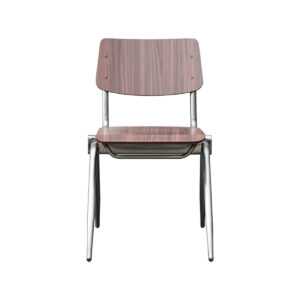 LABEL51 Jídelní židle SOLID tmavě hnědá