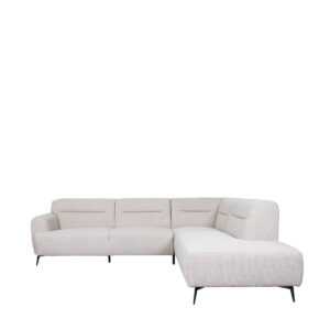 LABEL51 Pohovka do tvaru L BOLZANO světlá 270cm pravá