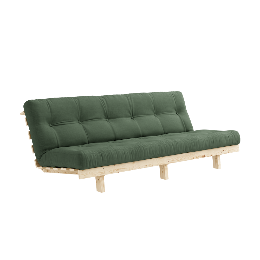 KARUP DESIGN Rozkládací pohovka LEAN olivově zelená 190 cm