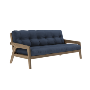 KARUP DESIGN Třímístná rozkládací pohovka GRAB námořnická modrá 204 cm