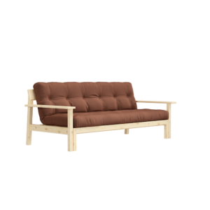 KARUP DESIGN Rozkládací pohovka UNWIND cihlově hnědá 218 cm