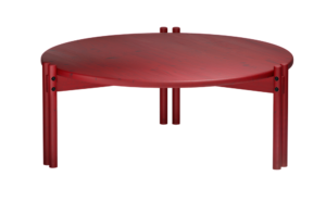 KARUP DESIGN Kulatý konferenční stolek STICKS červený ø80 cm