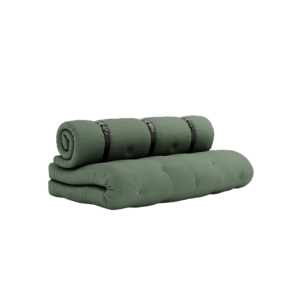 KARUP DESIGN Rozkládací pohovka BUCKLE UP olivově zelená 140 cm