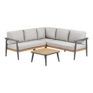 House Nordic Zahradní set rohové pohovky a stolku COMILLAS šedý