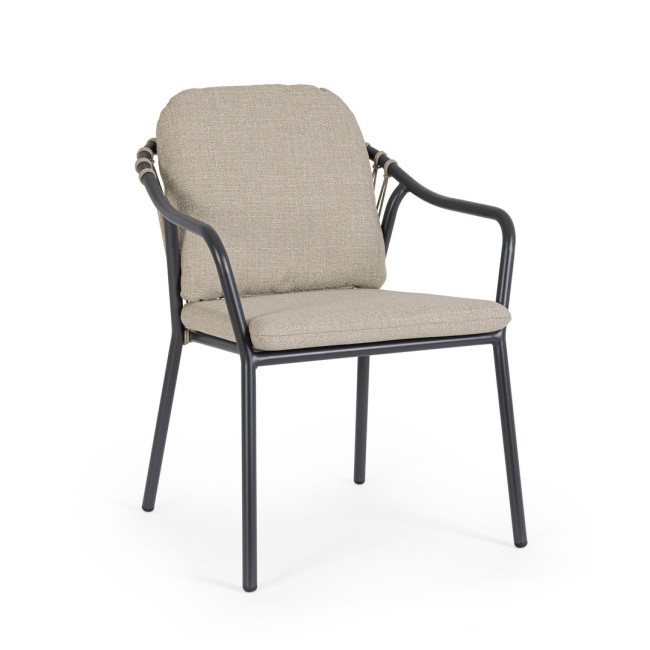 BIZZOTTO Zahradní židle EDVIDGE světle hnědá