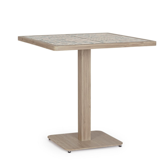 BIZZOTTO Zahradní stůl KALIMERA světlý 73x73 cm