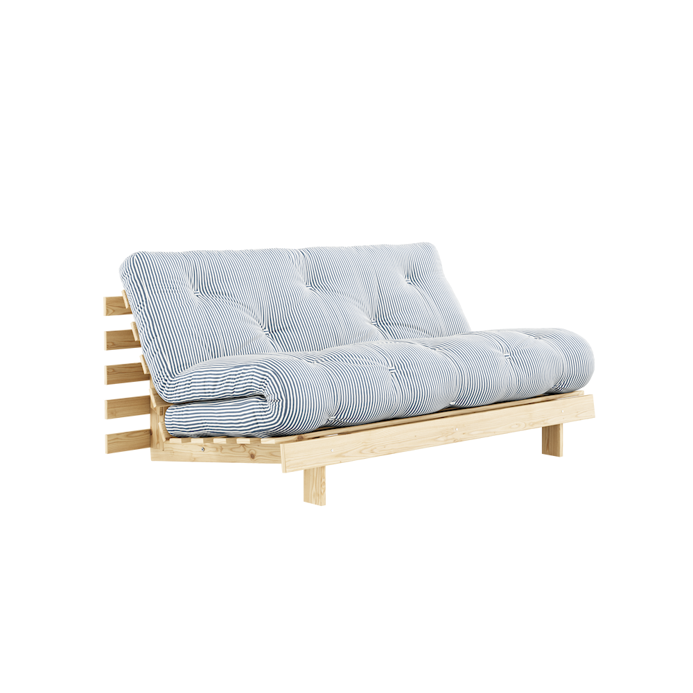 KARUP DESIGN Námořnická rozkládací pohovka ROOTS s konstrukcí ze světlého dřeva 160x200 cm