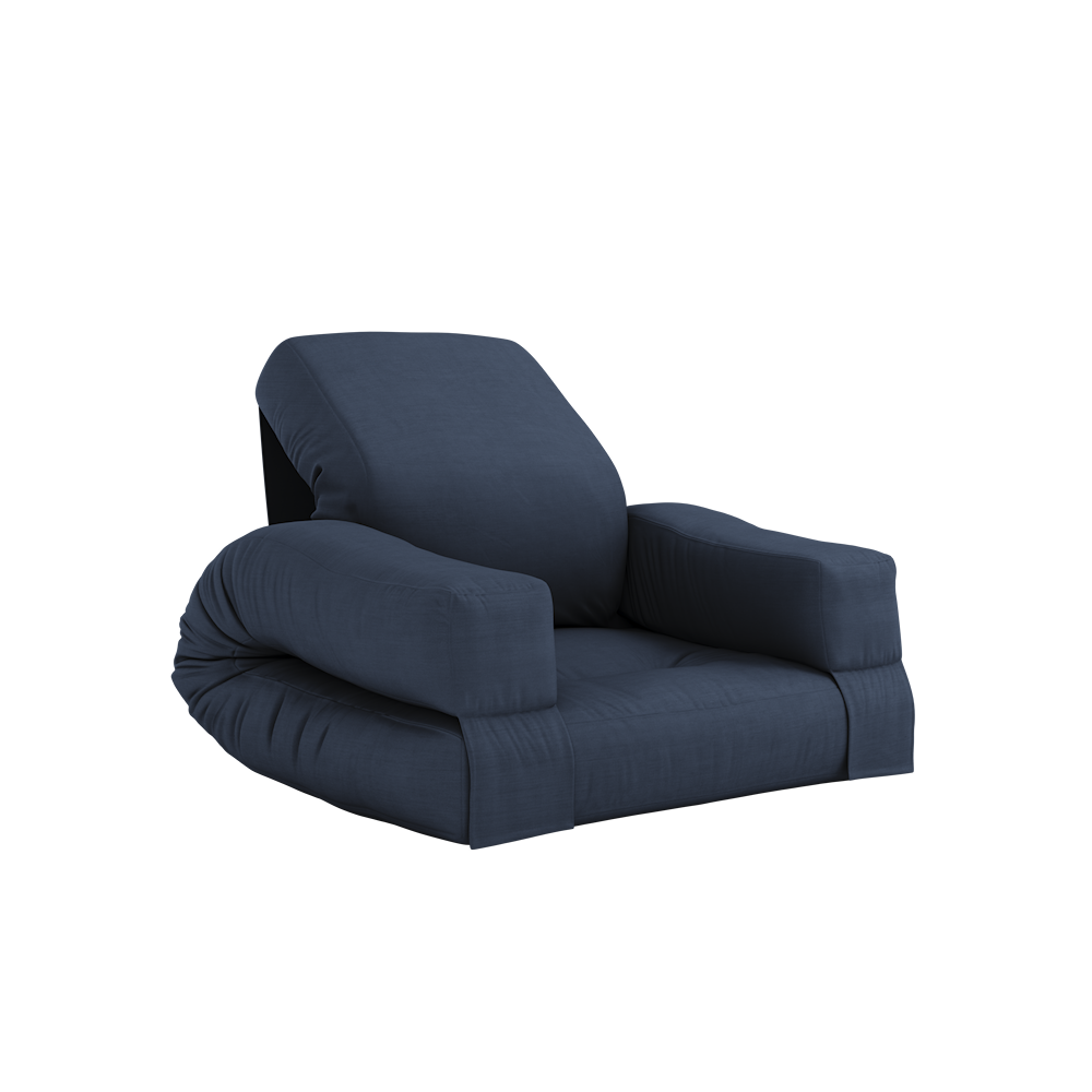 KARUP DESIGN Rozkládací dětské křesílko MINI HIPPO námořnicky modré