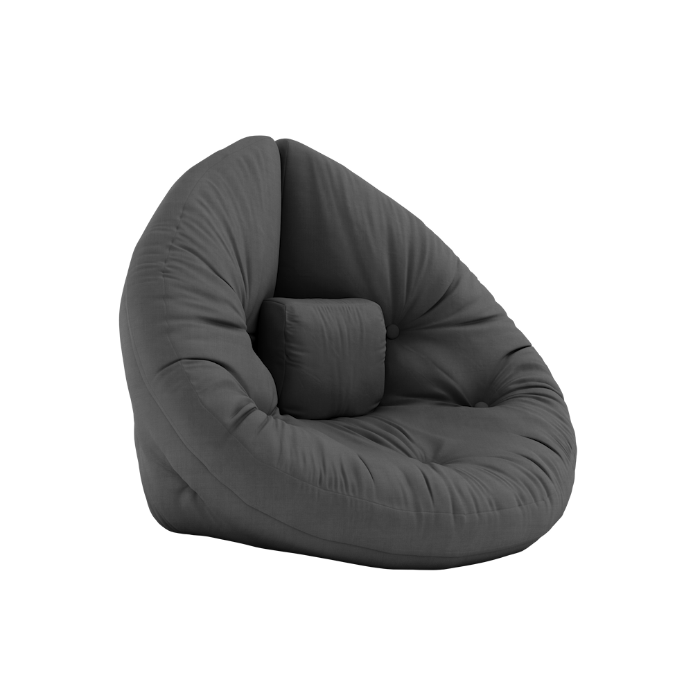 KARUP DESIGN Rozkládací dětské křesílko MINI NIDO tmavě šedé