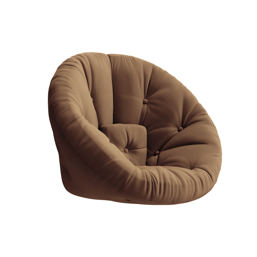 KARUP DESIGN Rozkládací křeslo NIDO mocca