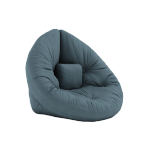 KARUP DESIGN Rozkládací dětské křesílko MINI NIDO petrolejově modré