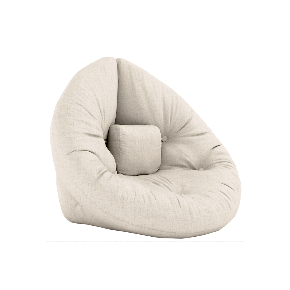 KARUP DESIGN Rozkládací dětské křesílko MINI NIDO lněné