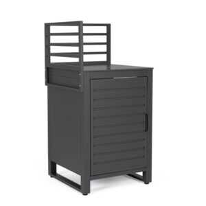 BIZZOTTO Rohový modul zahradní kuchyňské linky ANIA antracit 62x62 cm