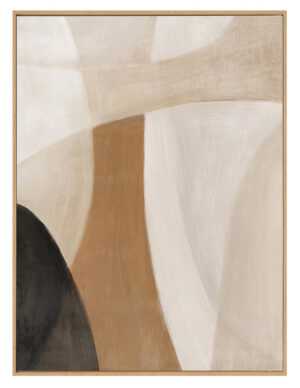 Bizzotto Obraz v rámu 100x80 cm béžovo-hnědý